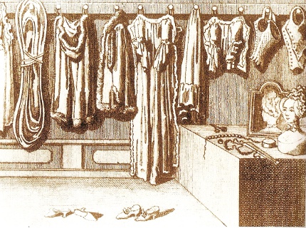 Garderoba damska, Daniel Chodowiecki, ok. 1770 - 1770