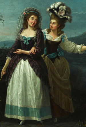 Izabela Potocka i Aleksandra Potocka, Carlo Labruzzi, 1788