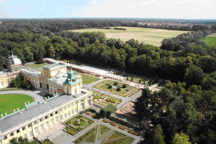 44_widok znad ogrodu pałacu w wilanowie na pola morysińskie w kierunku północno-wschodnim.jpg