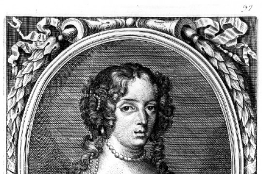 Portrait of queen Marie Casimire