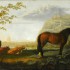 koń i bydło na pastwisku, Holandia XVII wiek.JPG