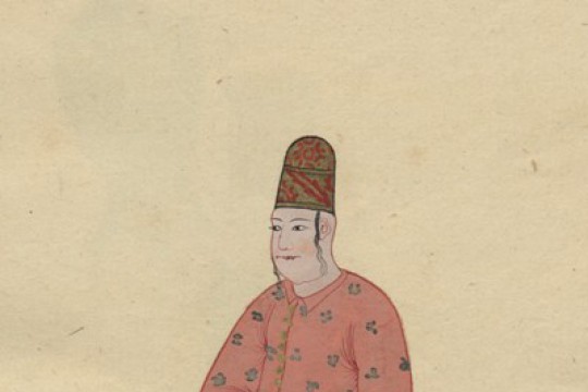 Uczta na dworze sułtana Mehmeda IV – w kaftanie, na chińskiej porcelanie