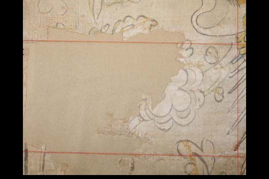 31_06.fragment zniszczonej lewej bordiury tkaniny oryginalnej.jpg