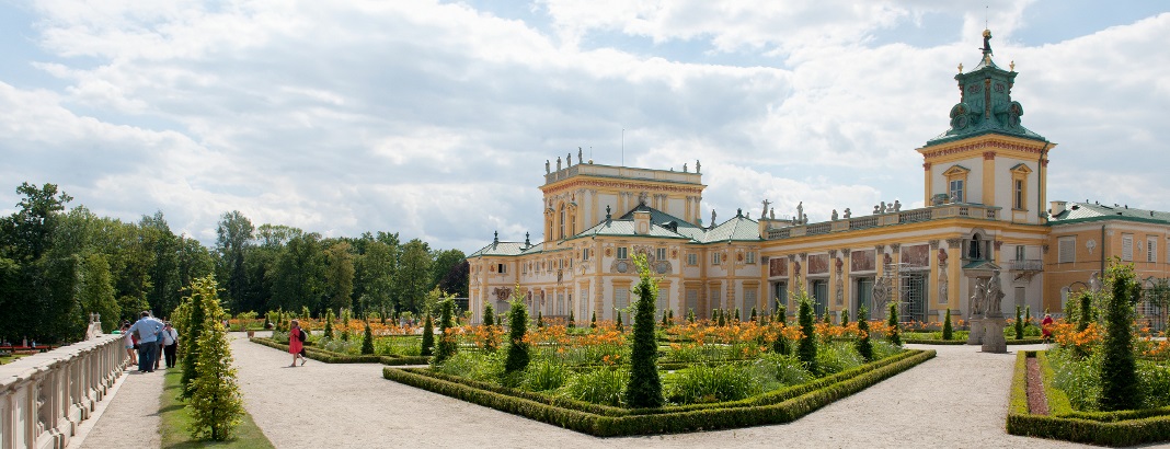Pałac w Wilanowie od ogrodu - fot. W. Holnicki