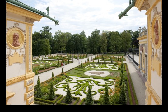 Ogród barokowy na tarasie górnym, fot. W. Holnicki