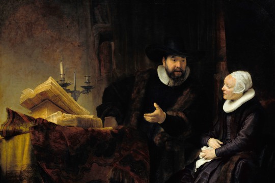 9. Rembrandt - Cornelis Anslo i jego żona.jpg