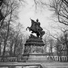 Pomnik konny Jana III jeszcze w Wilanowie