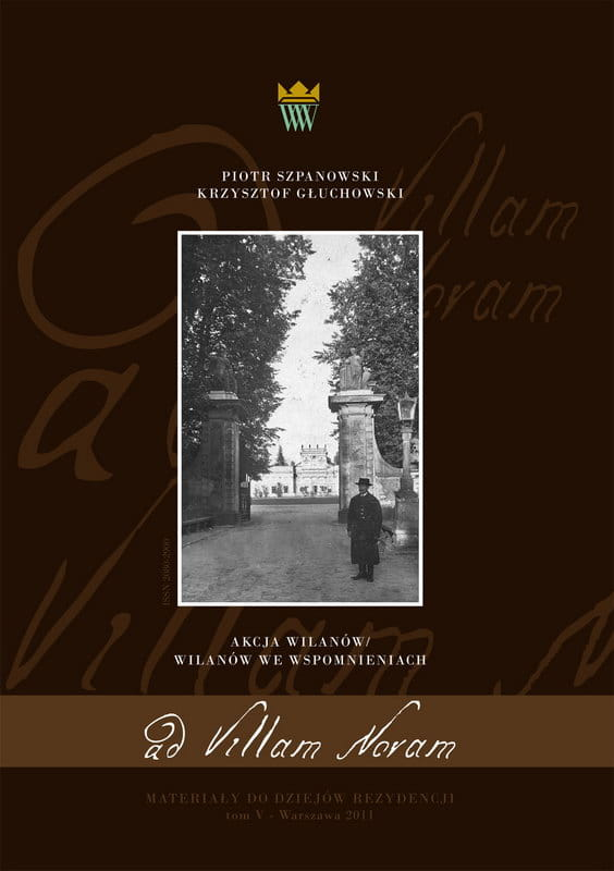 Okładka do publikacji "Ad Villam Novam, tom V". 