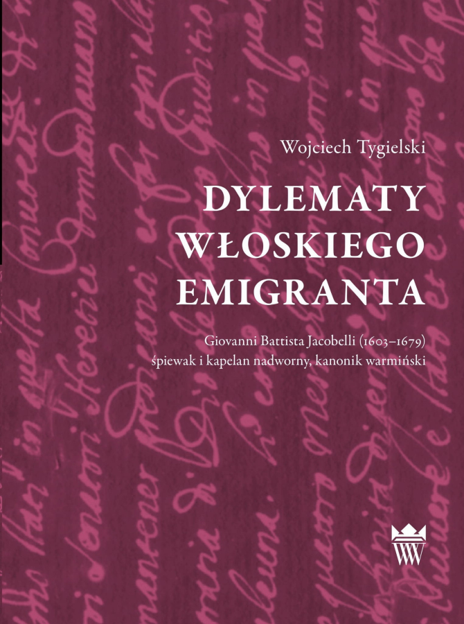 Okładka do publikacji "Dylematy włoskiego emigranta". 