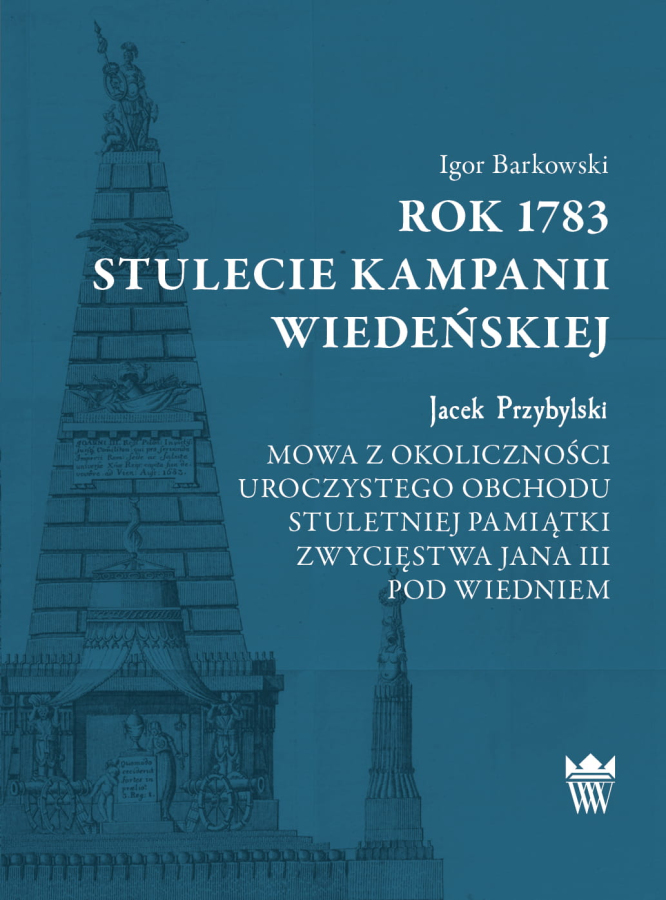 Okładka do książki "Rok 1783. Stulecie kampanii wiedeńskiej". 