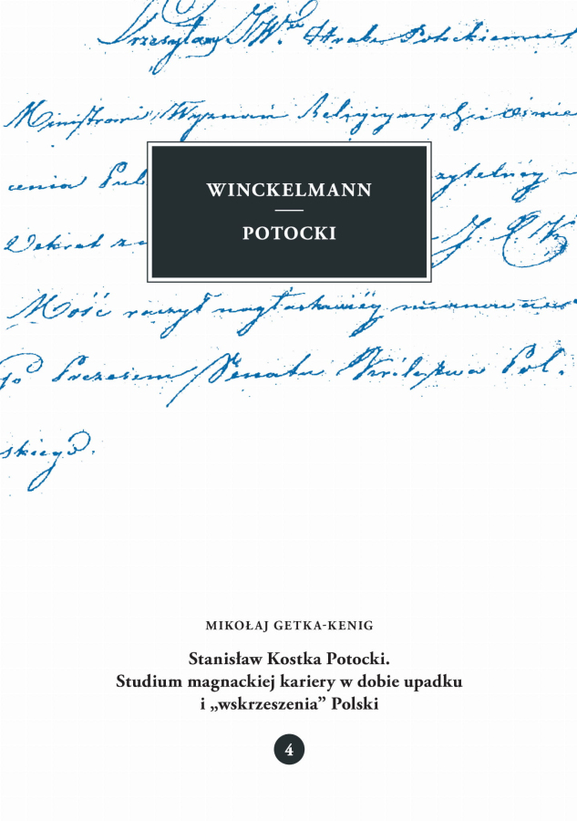 Okładka do ebooka pt. "Studium magnackiej kariery w dobie upadku i „wskrzeszenia” Polski" Stanisława Kostki  Potockiego. 