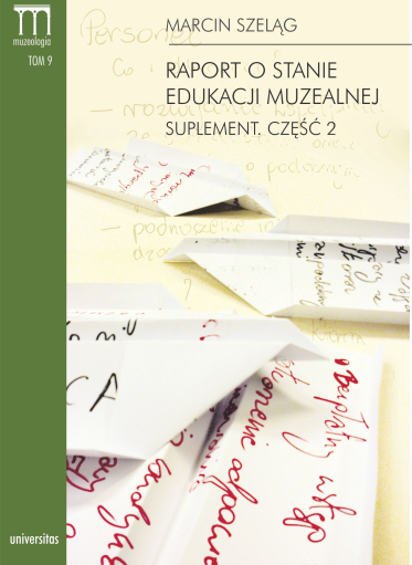 Beżowa okładka książki, na której są odręcznie napisane listy zwinięte w samolociki.