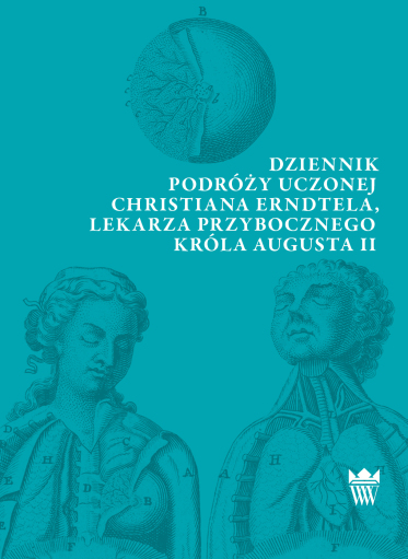 Turkusowa okładka z ryciną anatomiczną przedstawiającą kobietę i mężczyznę ukazanych wraz organami wewnętrznymi.