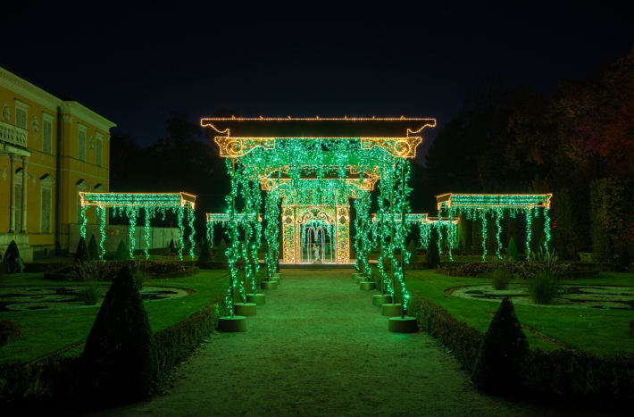 Świetlna pergola w Ogrodzie Północnym, Królewski Ogród Światła