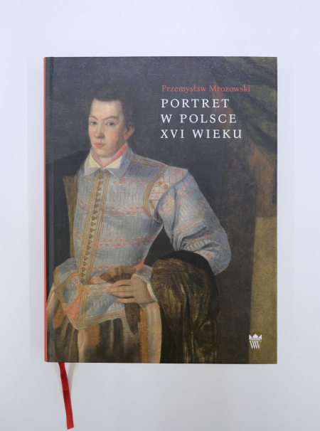 Okładka książki z portretem młodego mężczyzny w historycznym stroju.