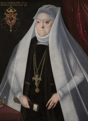 Portret Anny Jagiellonki w białym welonie